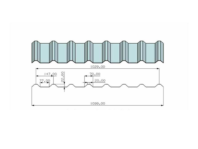 PC波浪板版型圖